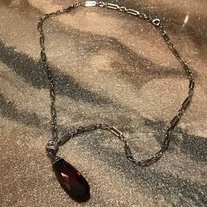 🛑ELLE Sterling Silver Ruby Quartz Necklace🛑 sold